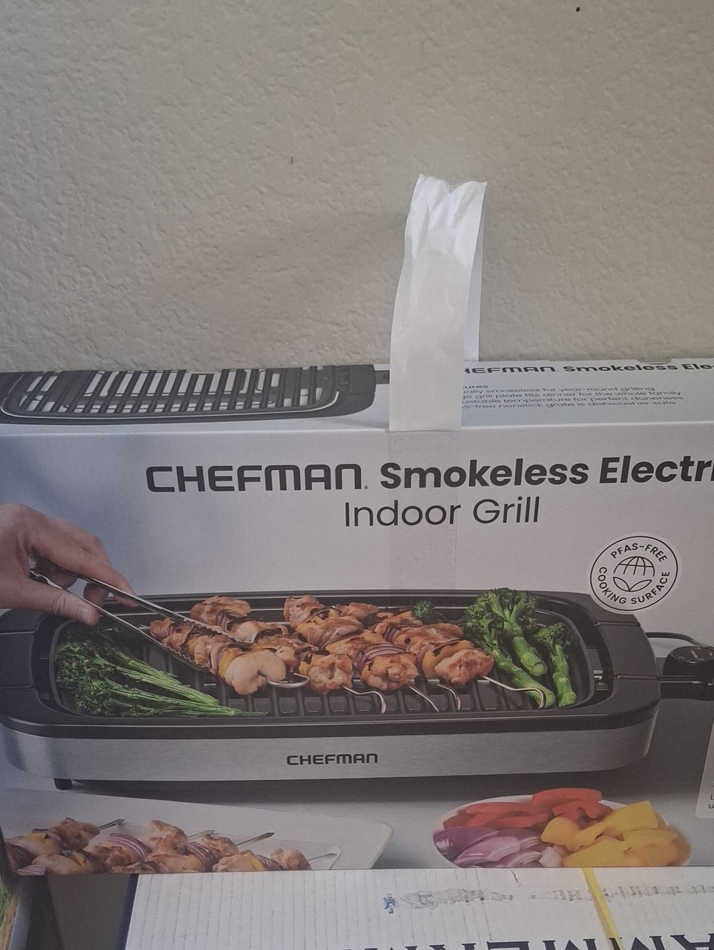 CHEFMAN Smokeless Electric Indoor Grill Black